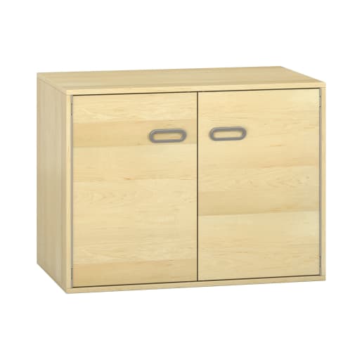 WEHRFRITZ Pureo Doppeltürenschrank, Furnier, B100 x H75 x T60 cm | ab 0+ | Unterschränke