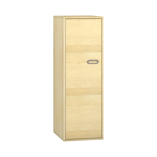 WEHRFRITZ Pureo Schrank mit Tür, links, Furnier, B50 x H150 x T60 cm | ab 0+ | Hochschränke und mittelhohe Schränke
