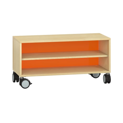 WEHRFRITZ Regalschrank Pureo, offen mit Acrly-Rückwand, Furnier, B100 x H33,9 x T42cm