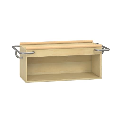 WEHRFRITZ Krippenschrank Pureo, offen, Furnier, B119 x H 45,3 x T 61,2 cm