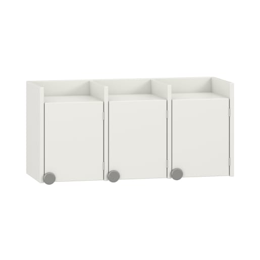 WEHRFRITZ Doppelablage Lyra 3 Türen rechts, B89,8 x H42,5 x T33 cm | ab 0+ | Schuh- und Mützenablagen