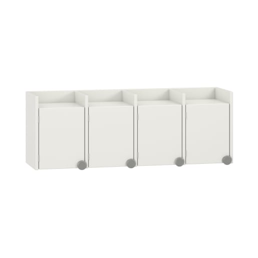 WEHRFRITZ Doppelablage Lyra 4 Türen links, B 119,1 x H42,5 x T33 cm | ab 0+ | Schuh- und Mützenablagen