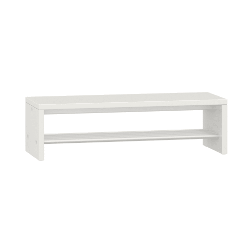 WEHRFRITZ Garderobenbank Lyra mit Schuhrost, B89,8 x H26 x T33 cm