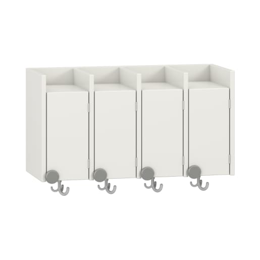 WEHRFRITZ Doppelablage Lyra mit Haken, 4 Türen rechts, B80 x H42,5 x T33 cm
