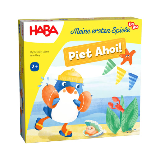 HABA Meine ersten Spiele – Piet ahoi!, Hochwertiges Holz, geprüfte Qualität, Brettspiel, Klassiker, Familienspiel, Kinderspiel