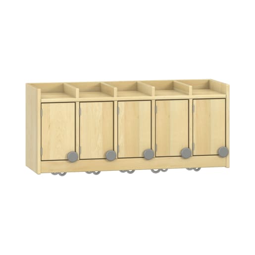 WEHRFRITZ Doppelablage YUNA mit 5 Türen, mit Haken, B99,5xH42,5xT33cm