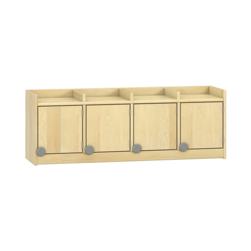 WEHRFRITZ Doppelablage YUNA mit 4 Türen, ohne Haken, B120xH42,5xT33cm | ab 0+ | Garderobenschränke