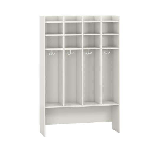 WEHRFRITZ Standgarderobe 4 Felder, offen, B105,5xH160,5xT34,9cm