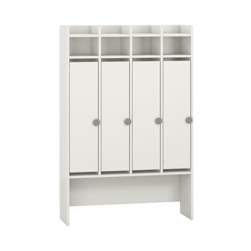 WEHRFRITZ Standgarderobe Lyra 4 Felder, Tür links, B105,5xH160,5xT34,9cm | ab 0+ | Garderobenschränke