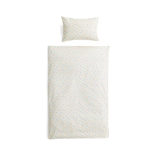 WEHRFRITZ Bettwäsche-Set Kiga Streusel, 2-teilig, Kissen 35 x 40 cm, Decke75 x 100 cm | ab 12+ Monate | Bettwäsche, Bettbezüge, Kissenbezüge, 