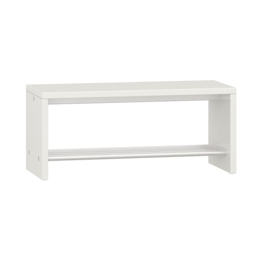 WEHRFRITZ Garderobenbank Lyra mit Schuhrost, B80 x H35 x T33 cm