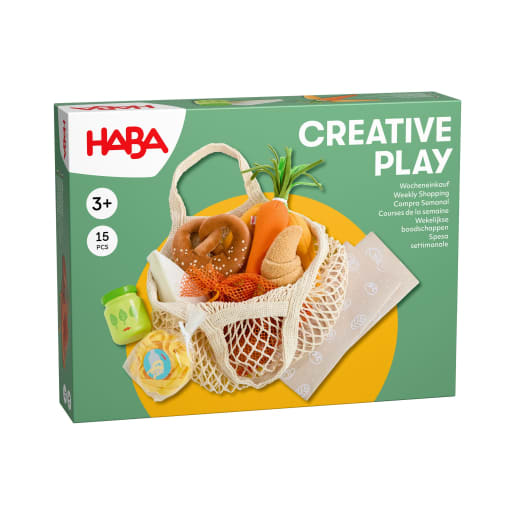 HABA Creative Play – Wocheneinkauf, Hochwertiges Holz, geprüfte Qualität