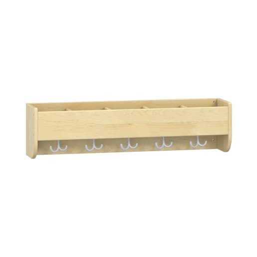 WEHRFRITZ Mützenablage YUNA, versch. Hakenfarben, 5 Fächer, B 99,5 x H 25,6 x T 22,1 cm