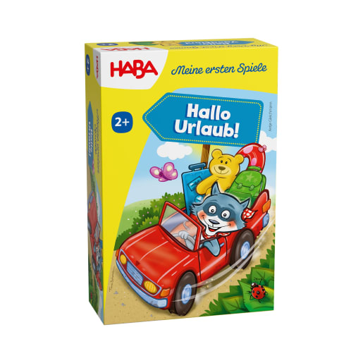 HABA Meine ersten Spiele – Hallo Urlaub!, Brettspiel, Klassiker, Familienspiel, Kinderspiel