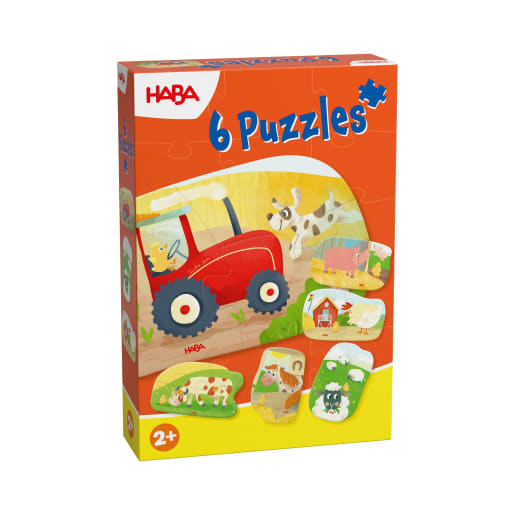 HABA 6 erste Puzzles – Bauernhof | ab 2+ Jahre | Puzzles