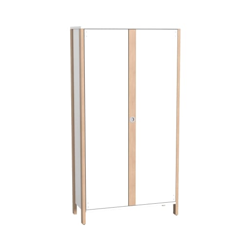 WEHRFRITZ Hochschrank Linus mit Doppeltür, B 110,4 x H 208,6 (mit Füßen) x T 60 cm | ab 0+ | Hochschränke und mittelhohe Schränke | Für Krippe & 