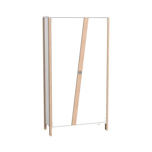 WEHRFRITZ Hochschrank Linus mit Doppeltür, B 110,4 x H 208,6 (mit Füßen) x T 45,7 cm | ab 0+ | Hochschränke und mittelhohe Schränke | Für Krippe & 