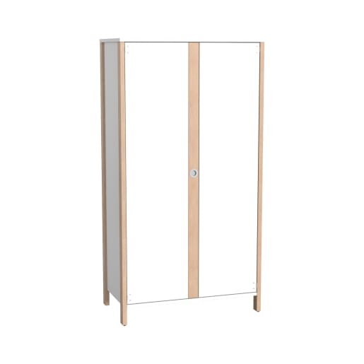 WEHRFRITZ Hochschrank Linus mit Doppeltür, B 110,4 x H 208,6 (mit Füßen) x T 60 cm | ab 0+ | Hochschränke und mittelhohe Schränke | Für Krippe & 