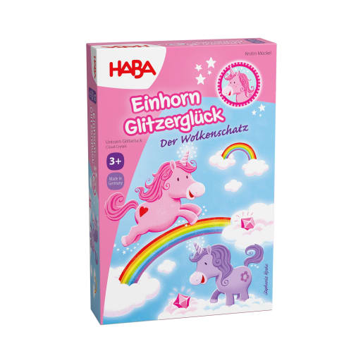HABA Einhorn Glitzerglück – Der Wolkenschatz | ab 3+ Jahre | Laufspiele