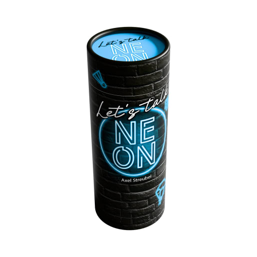 HABA Let’s talk NEON, Party-Spiel, ab 8 Jahren, blau, Brettspiel, Klassiker, Familienspiel, Kinderspiel