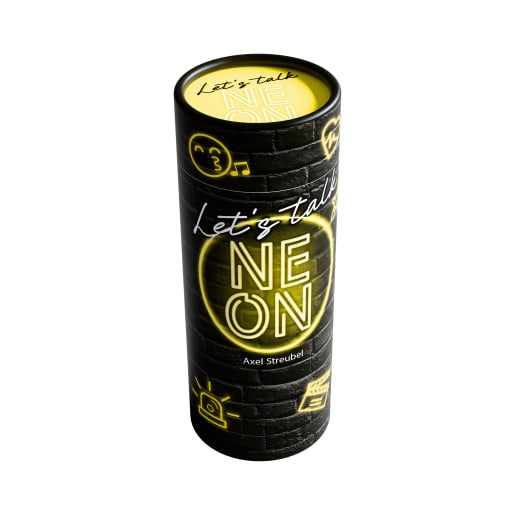 HABA Let’s talk NEON, Party-Spiel, ab 8 Jahren, gelb, Brettspiel, Klassiker, Familienspiel, Kinderspiel