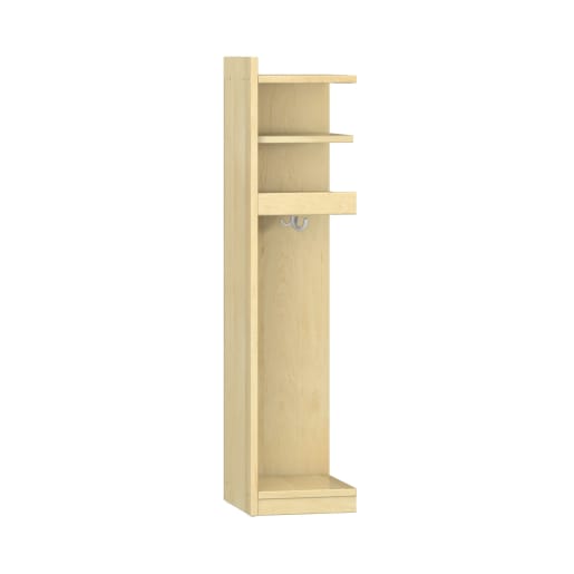 WEHRFRITZ Garderobenschrank YUNA, Anbaumodell, 2 Fächer, B 29 x H 122 x T 33 cm | ab 3+ Jahre | Garderobenschränke | Für Krippe & Kindergarten