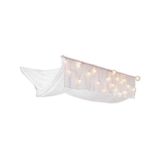 WEHRFRITZ Baldachin Himmelszelt mit 2 Stangen, B200 x L 220 cm | ab 0+ | Gardinen, Wand- und Deckendekoration | Für Krippe & Kindergarten, Schule & 