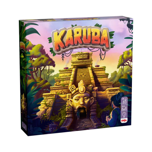 HABA Karuba, Hochwertiges Holz, geprüfte Qualität, Brettspiel, Klassiker, Familienspiel, Kinderspiel