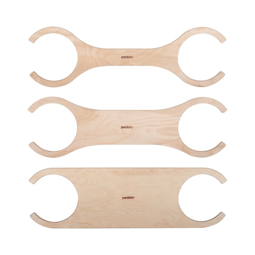 pedalo Pedalo Stapelbaustein Balanciersteg-Set, aus Holz, ab 2 Jahren