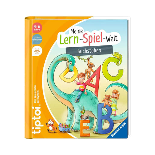 Ravensburger tiptoi+ Meine Lern-Spiel-Welt, Buchstaben lernen, 4 bis 6 Jahre | ab 4+ Jahre | Kinder- und Jugendbücher