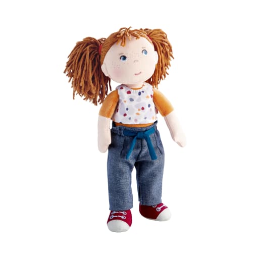 HABA Stoffpuppe Malou, 30 cm | ab 18+ Monate | Puppen, Zubehör und Bekleidung