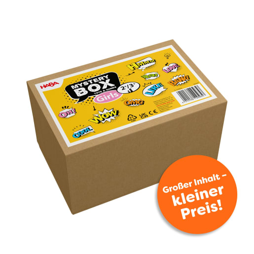 HABA Mysterybox, Überraschungsbox für Mädchen ab 3 Jahren | Kleingeschenke