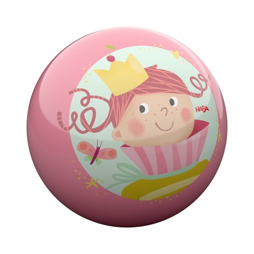 HABA Ball Prinzessin 22 cm | ab 2+ Jahre | Bälle und Hüpfen