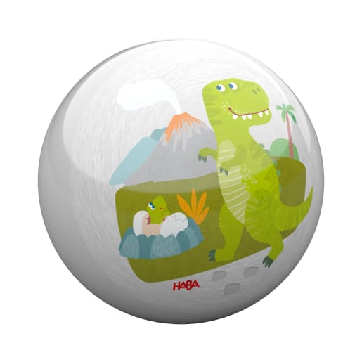 HABA Ball Dino 14 cm | ab 2+ Jahre | Bälle und Hüpfen