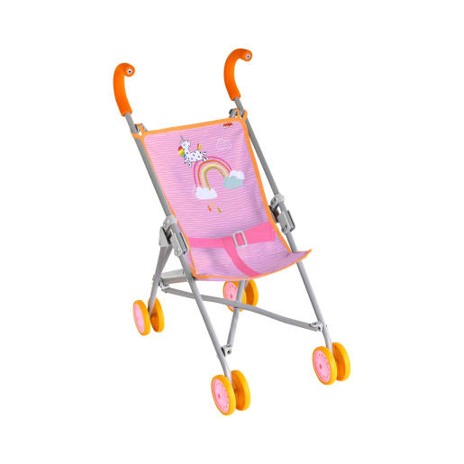 HABA Puppenbuggy Regenbogen | ab 3+ Jahre | Puppen, Zubehör und Bekleidung