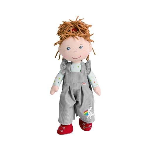 HABA Stoffpuppe Josie, 30 cm | ab 18+ Monate | Puppen, Zubehör und Bekleidung