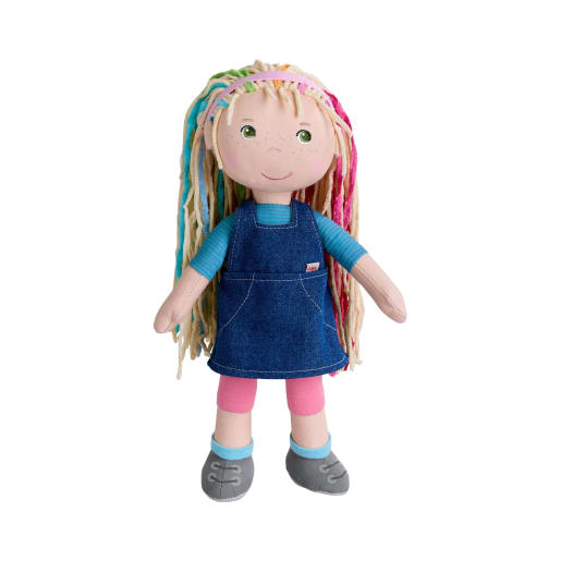 HABA Stoffpuppe Auri, 30 cm | ab 18+ Monate | Puppen, Zubehör und Bekleidung