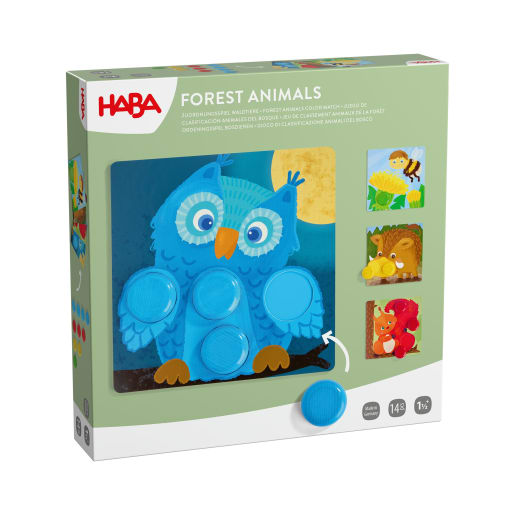 HABA Zuordnungsspiel Waldtiere | ab 18+ Monate | Legespiele