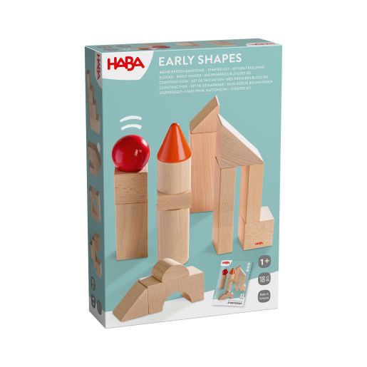 HABA Meine ersten Bausteine - , Starter Set | ab 12+ Monate | Bau und Konstruktionsspielzeug