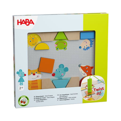 HABA Magnetspiel Vario Formen, Hochwertiges Holz, geprüfte Qualität