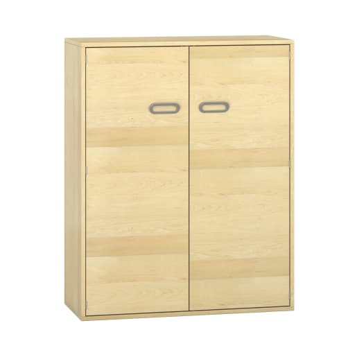 WEHRFRITZ Schrank mit Doppeltüren und Mittelwand, B 100 x H 125 x T 42 cm, Furnier | ab 0+ | Hochschränke und mittelhohe Schränke