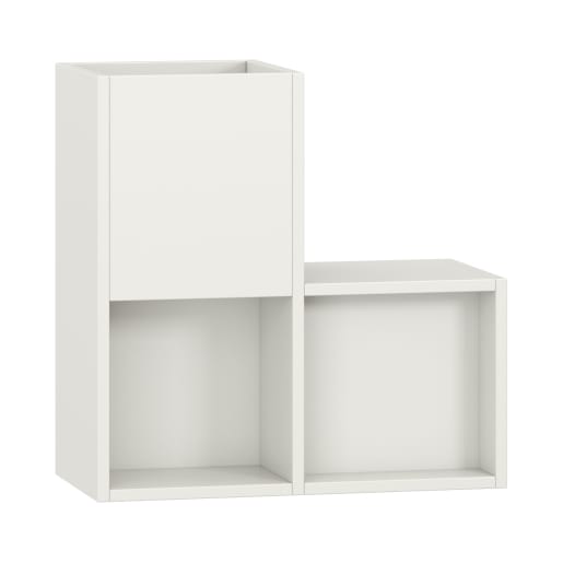 WEHRFRITZ Modulares Regal L-Form Dekor 66 x 66 x 33 cm | ab 3+ Jahre | Regalwürfel
