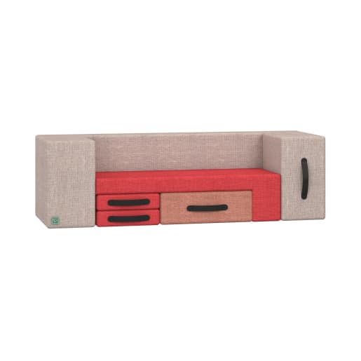WEHRFRITZ Kindersofa Plus Stoff