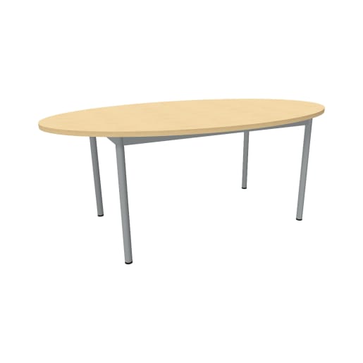 WEHRFRITZ Tisch maestro, oval, B100 x T180 cm