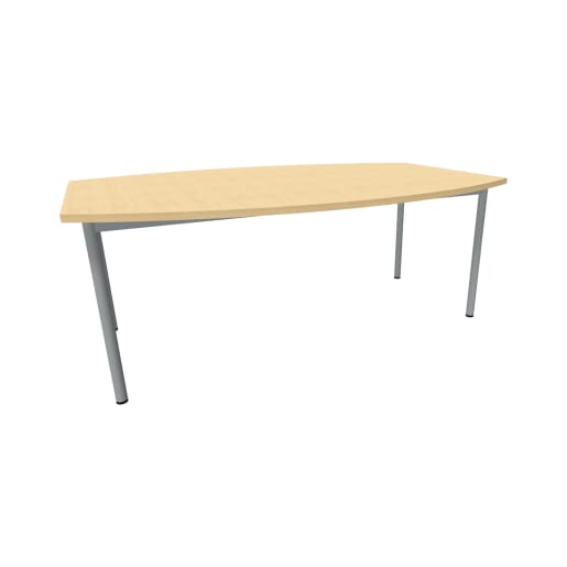 WEHRFRITZ Tisch maestro, Tonnenform, L180 x B80/120 | ab 18+ Jahre | Klapp- und Mehrzwecktische