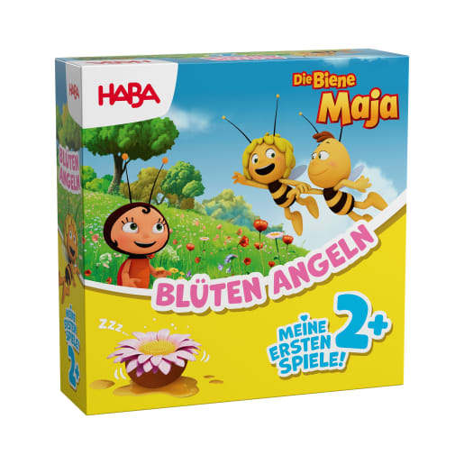 HABA Meine ersten Spiele - Biene Maja, Blüten angeln, Angelspiel, ab 2 Jahren | ab 2+ Jahre | Motorikspiele
