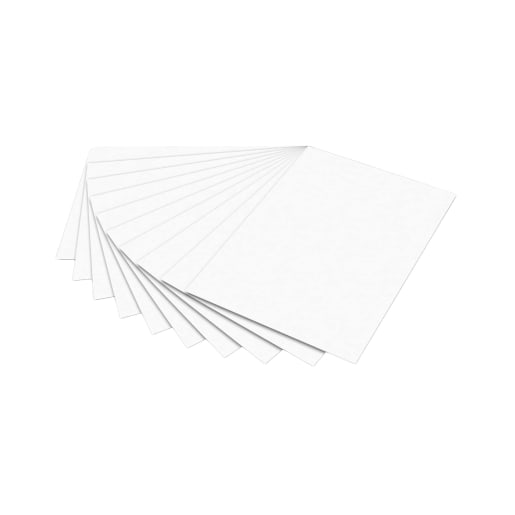 WEHRFRITZ Tonkarton, weiß, 220 g/m², 50 x 70 cm, 25 Bogen | Bastel-, Tonpapier und -karton | Für Krippe & Kindergarten, Schule & Hort, Therapie & 