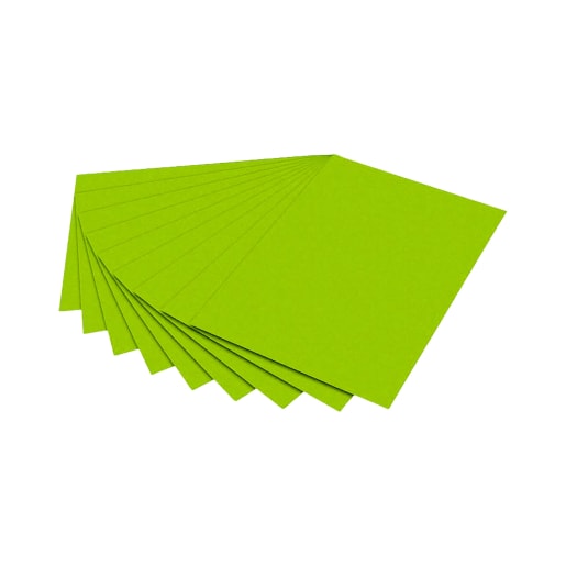 WEHRFRITZ Tonkarton, hellgrün, 220 g/m²,50 x 70 cm, 25 Bogen | Bastel-, Tonpapier und -karton | Für Krippe & Kindergarten, Schule & Hort, Therapie & 
