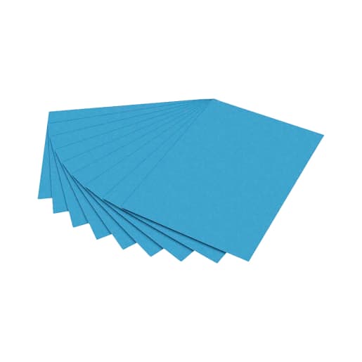 WEHRFRITZ Tonkarton, himmelblau, 220 g/m², 50 x 70 cm, 25 Bogen | Bastel-, Tonpapier und -karton | Für Krippe & Kindergarten, Schule & Hort, Therapie 