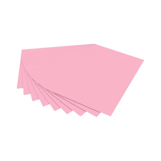 WEHRFRITZ Tonkarton,rosa, 220 g/m², 50 x 70 cm, 25 Bogen | Bastel-, Tonpapier und -karton | Für Krippe & Kindergarten, Schule & Hort, Therapie & 